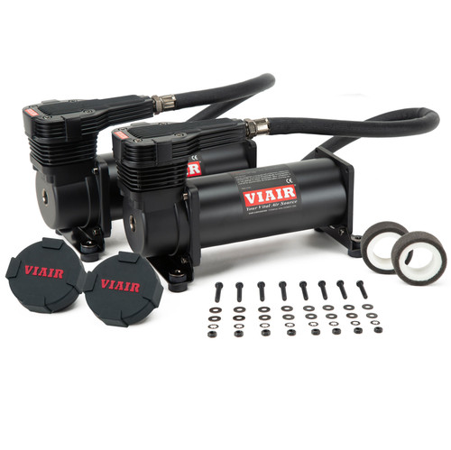 VIAIR Dual 485 Stealth Black High-Performance Compressors 200 PSI (485DB)