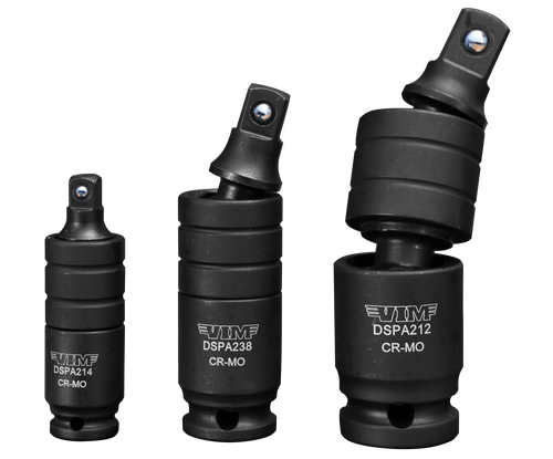 VIM Tools 3 Pc. Impact Dual Swivel Pinless Adapter Set (DSPA200)