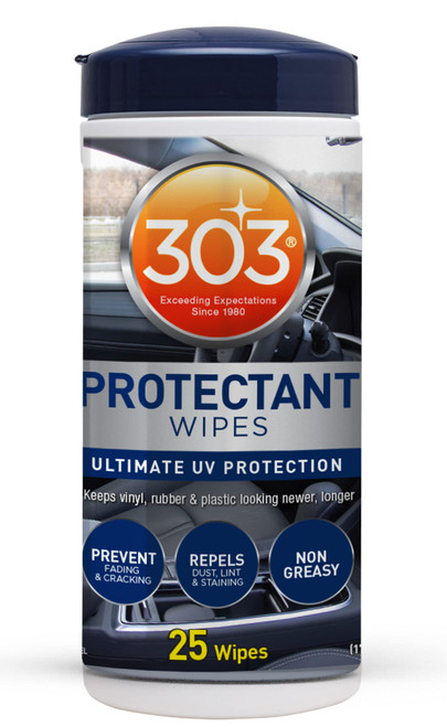 303 Protectant Wipes - Ultimate Automotive Uv Protection - 25 Wipes (30397)