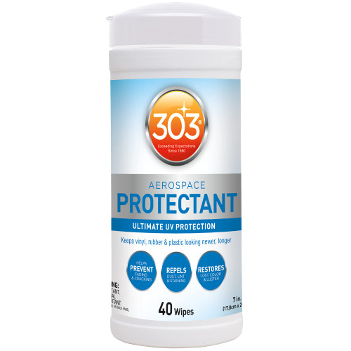 303 Aerospace Protectant Wipes Uv Protection 40 Count (30321)