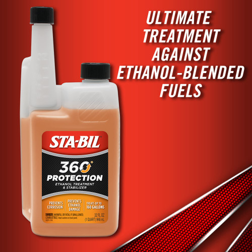 Sta-Bil 360 Protection Ethanol Treatment & Fuel Stabilizer - 32 Fl. Oz. (22275)