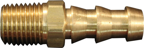 Milton 1702-4 1/4" Male End, 3/8" ID Hose