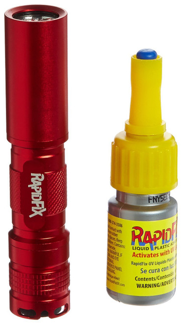 RapidFix UV Liquid Plastic Adhesive With UV Flashlight, 10 Ml (6121805)