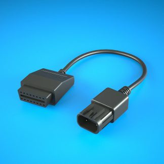 HP Tuners OBD2 Adapter Cable For Scanning W/Mpvi2,Mpvi2+, Mpvi3 Device (H-002-08)