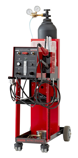 Polyvance Nitro Fuzer Plastic Welder, W/ Cart, Dual Gas, Manual Switch, Analog (8002)