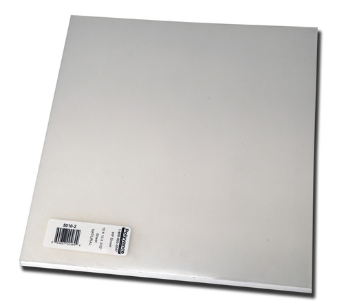 Polyvance Polypropylene Sheet Natural 10" X 10" X 3/32" (1135937)