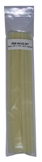 Polyvance Nylon Ribbon, 3/8" X 1/16", 30 Ft., Natural (R06-04-03-NT)