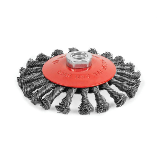 Titan Tools 4" Knotted Bevel Wire Wheel (22214)