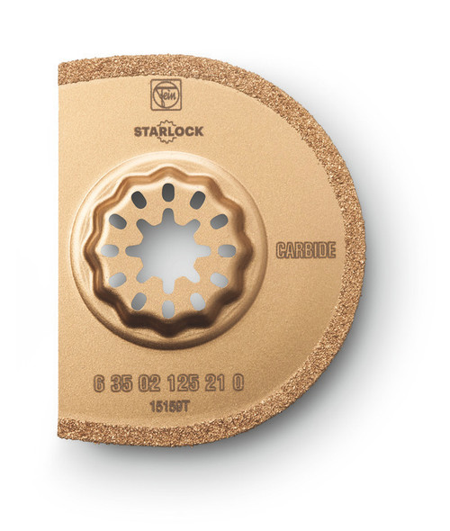 Fein StarLock 3" Segmented Carbide Oscillating Saw Blade for Tile & Plaster (63502125210)