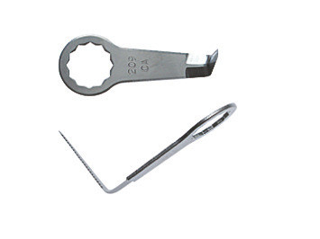 Fein 1.5" Auto Glass Removal L-Blade, 2-Pack Precision Cutting (63903209014)