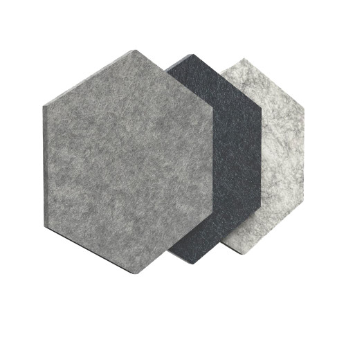 Luxor Workspaces Modern Acoustic Panels, Ocean Foam, 12-Pk (RCLMHEX001)