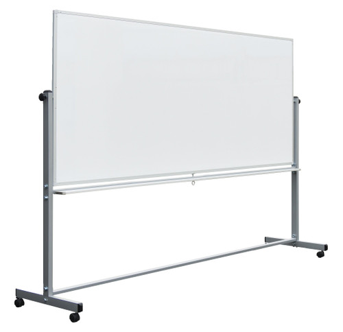 Luxor Workspaces Mobile Dry Erase Magnetic Whiteboard, 96"X40" (MB9640WW)