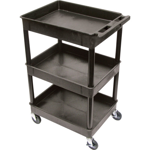 Luxor Workspaces Tub Cart, Black (STC111H-B)
