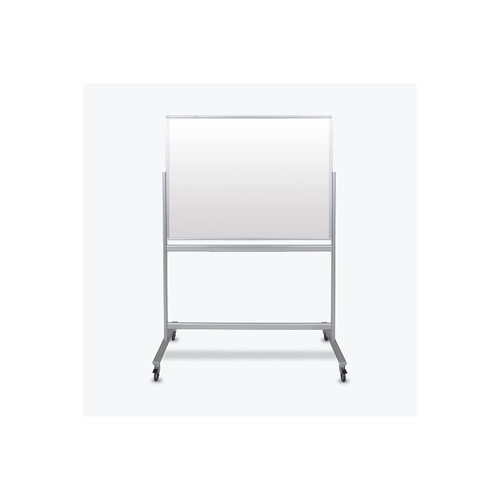 Luxor Workspaces 48"Wx36"H Mobile Magnetic Glass Board (MMGB4836)