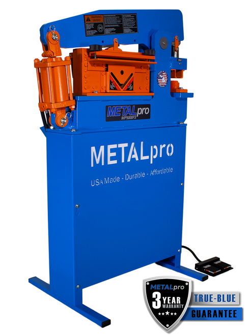 METALPro Ironworker,3-3/4In Throat Depth,50 Tons (MP5000FS)
