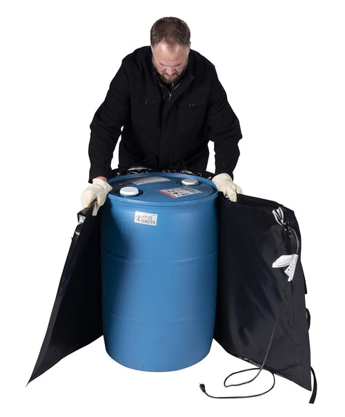 Powerblanket 55 gallon isoleret tromlevarmetæppe (bh55rr-100)