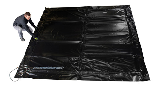 Powerblanket Heated Concrete Blanket, 10'X10' Heated, 12'X12' Finished (MD1010)