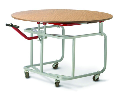 Raymond Products Table Tote, 3"X1-1/4" Wheel, Cap: 600Lbs, 32"Wx25"Hx32"D (3032)