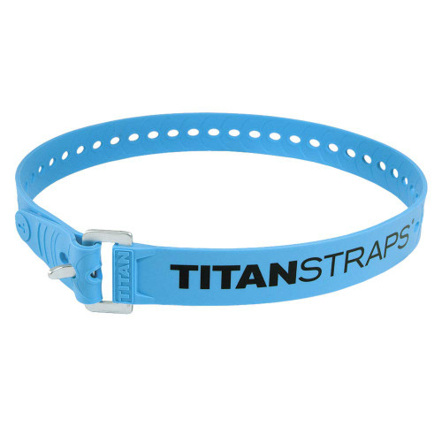 Titan Straps Industrial 1" W X 30" L Blue Tie Down Strap 70 Lb Load (TSI-0130-FB)