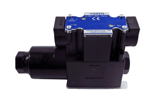 Yuken Left Mounting Solenoid Operated Directional Valve 24VDC (DSG-01-2B2B-D24-7090-L)