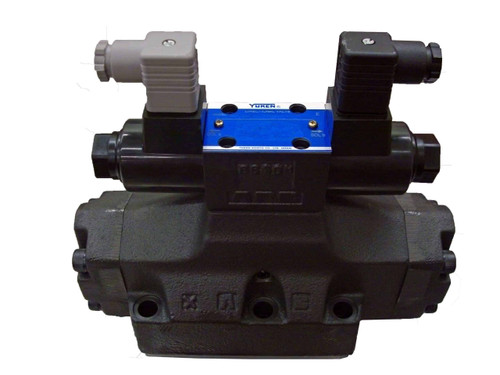Yuken Soft Shift Int-Pilot/Ext-Drain Directional Valve (S-DSHG-06-3C60-D24-N-5390)