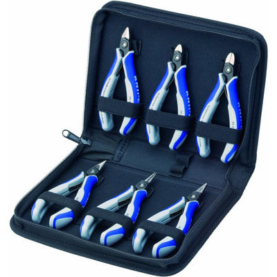 Knipex 6-Piece Precision Tool Set in Zipper Pouch (002016P)