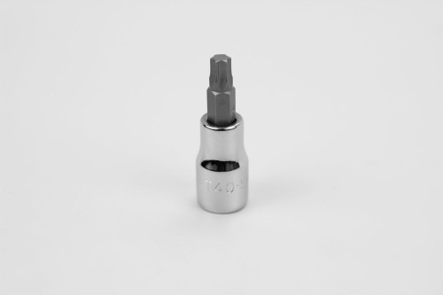 SK Tools T40 Torx Drive Bit Socket, 3/8 Drive, Superkrome Finish (45540)