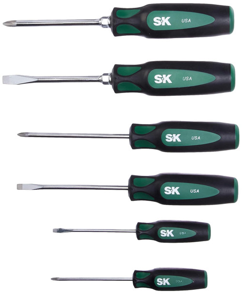 SK Tools 6 Piece Cushiongrip Screwdriver Set (86330)