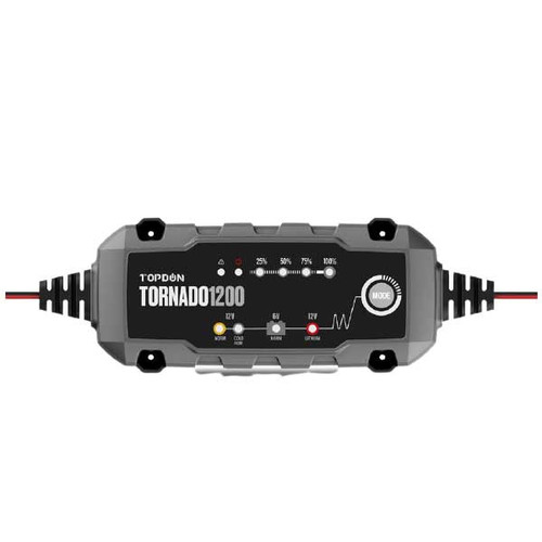 TOPDON Tornado 1200 Smart Battery Charger for Lithium-Ion & Lead-Acid 25W (TD52130043)