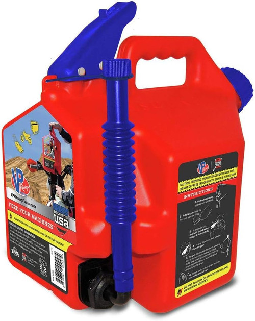 VP Racing Fuels 2.2 Gallon Vp Surecan Hose Included Epa Carb Dot Ul (3836)