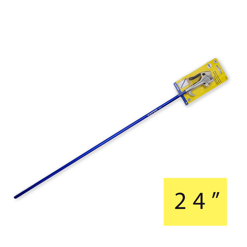 Titan Tools Vapor Multi Port Filter And Radiator Cleaner 90 Degree Blow Gun 24", Blue (19476)
