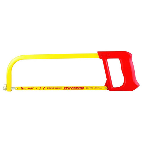 Starrett Closed Grip Non Adjustable Light Duty Hacksaw Frame With Bi-Metal Unique Safe-Flex Blade 12_ 300Mm (12184)