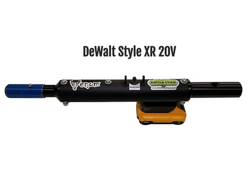 Lightweight design of the Rattle Stick EX for easy handling.