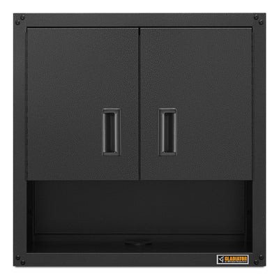 Wall-mounted GearBox with open bottom shelf on white background