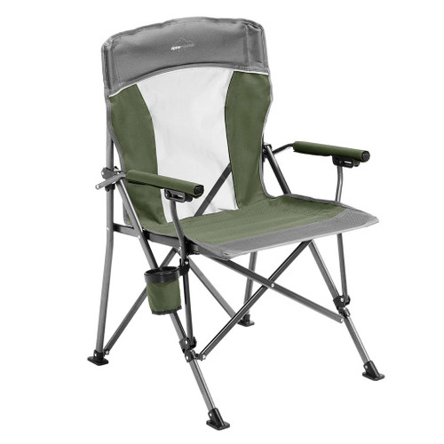 Alpine Mountain Gear Hard Arm Chair Green durable and reliable outdoor chair