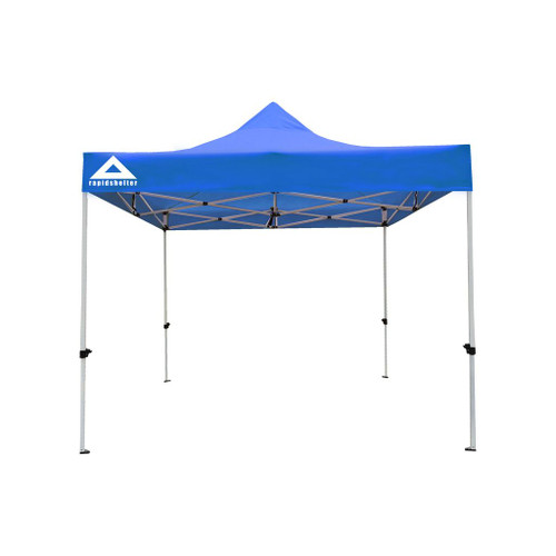 Rapid Shelter 10'x10' Steel Canopy Royal Blue durable outdoor event canopy