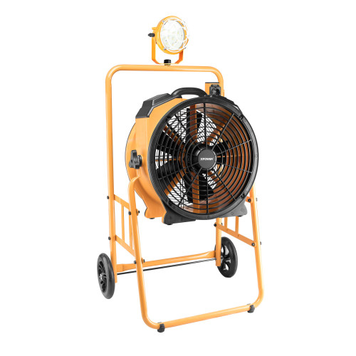 XPOWER Warehouse/Dock Cooling Fan Kit L-30 LED Spotlight (FA-420K6-Yellow)