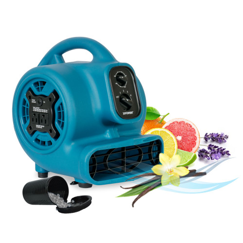 XPOWER Freshen Aire 1/5 HP 4 Speed Air Mover with Scent and Daisy Chain (P-260AT)