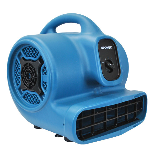 XPOWER 1/4 HP High Velocity Air Mover Blower Fan with 1600 CFM (P-400-Blue)