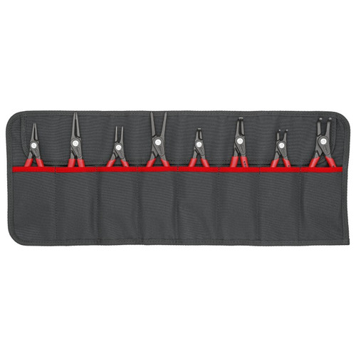 Knipex 8-Pc Precision Snap Ring Pliers Set in Tool Roll (001958V02)