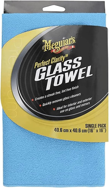 Meguiar's Perfect Clarity Glass Towels Streak-Free Lint-Free 3-Pack (X190300)