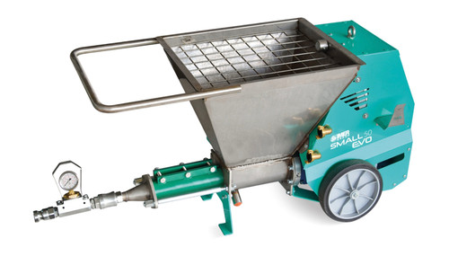 Side view of IMER Mighty Small 50 Evo 120V/60Hz 1.75 HP Single Phase Pump