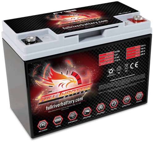 Full Throttle High-Performance AGM Battery 75Ah (FT840-24F) | JB Tools