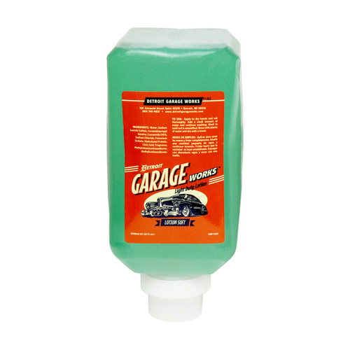 Detroit Garage Works Light Duty Hand Soap bottle for gentle cleaning