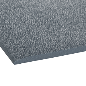 Close-up of Crown Mats Comfort-King 3/8 2'x3' Steel Gray (CK 0023GY), showcasing its unique features and benefits.