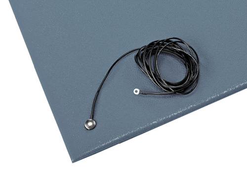 Image of Crown Mats Comfort-King Anti-Static 2'x3' Steel Gray (ZC 0023GY), highlighting its features and quality.