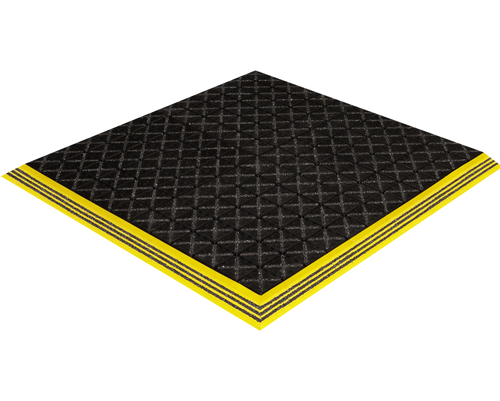 Crown Matting Ergo X-Treme Solid-Top 39"x114" Black w/Yellow (XT 0039SB)