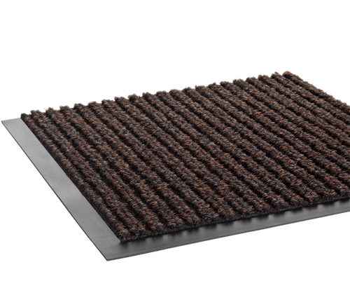 Close-up of Crown Mats Needle-Rib 3'x5' Brown (NR 0035BR), showcasing its unique features and benefits.
