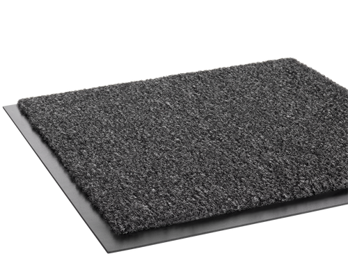 Crown Mats Rely-On Olefin 3'x4' Charcoal (GS 0034CH) displayed, illustrating its high-quality construction and functionality.