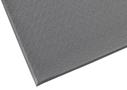 Crown Mats Tuff-Spun 5/8 Pebble-Surface 2'x3' Gray (T6 P023GY) displayed, illustrating its high-quality construction and functionality.